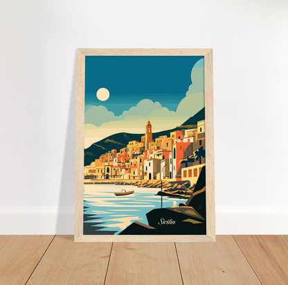 Sicilia poster by bon voyage design