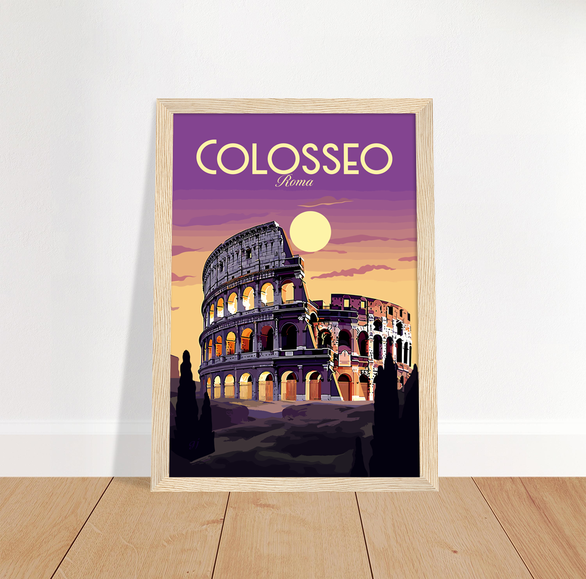 Roma - Colosseo poster by bon voyage design