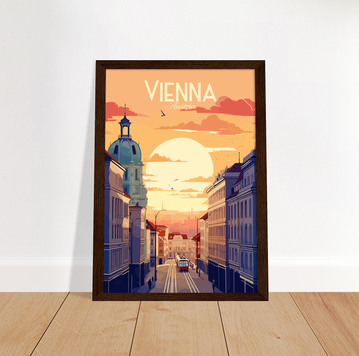 Vienna poster by bon voyage design