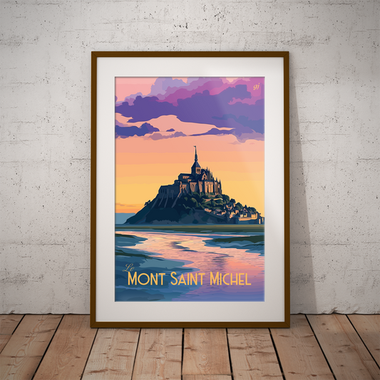 Mont-Saint-Michel | Travel Poster