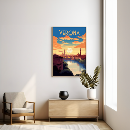 Verona poster by bon voyage design