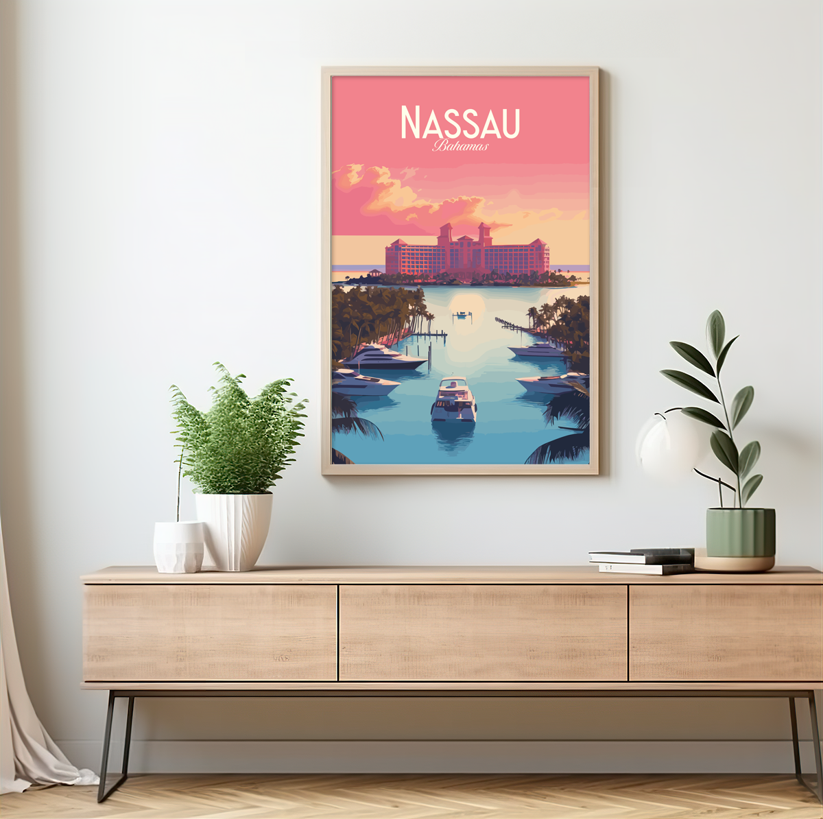 Nassau poster by bon voyage design