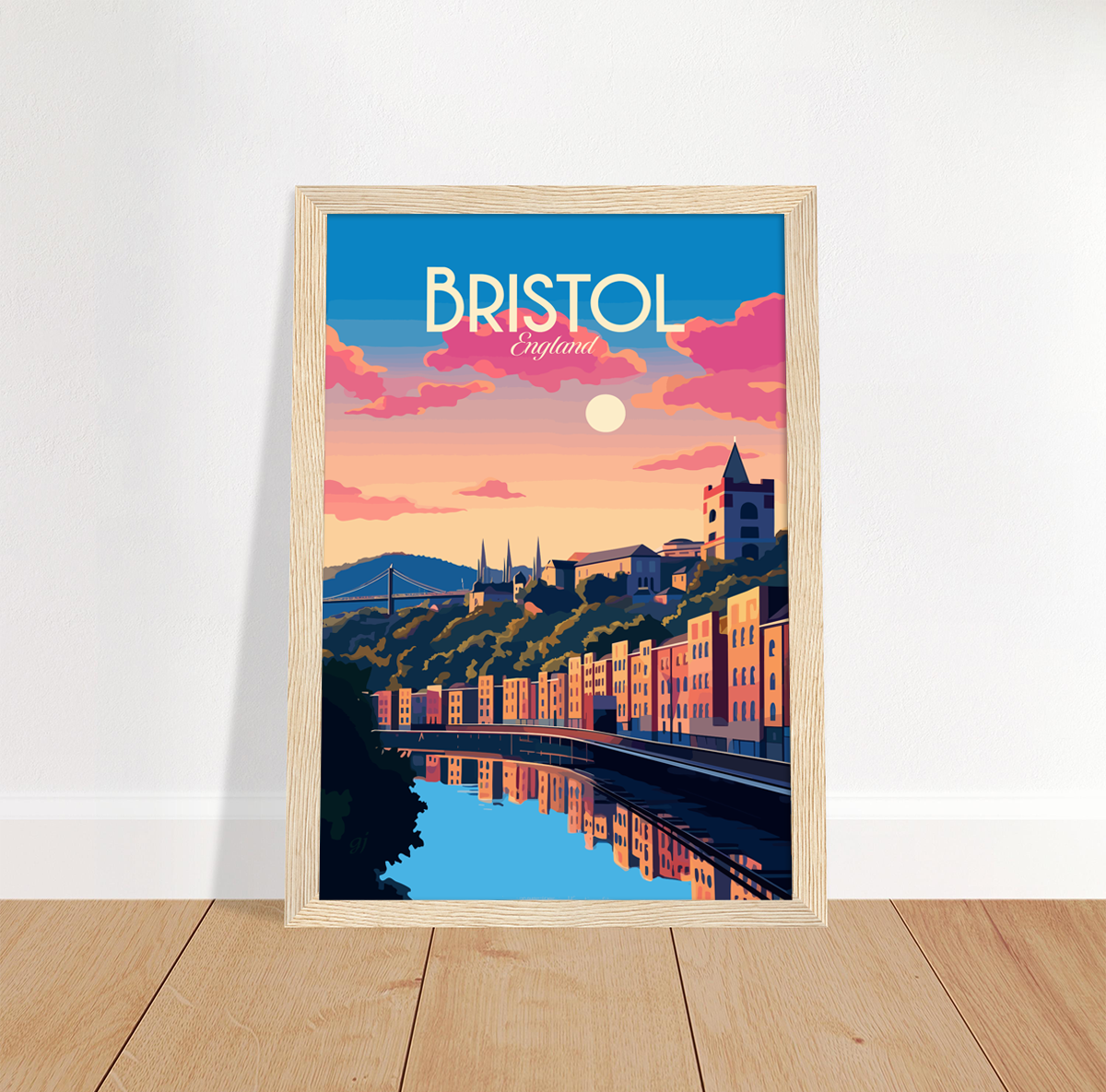 Bristol poster by bon voyage design