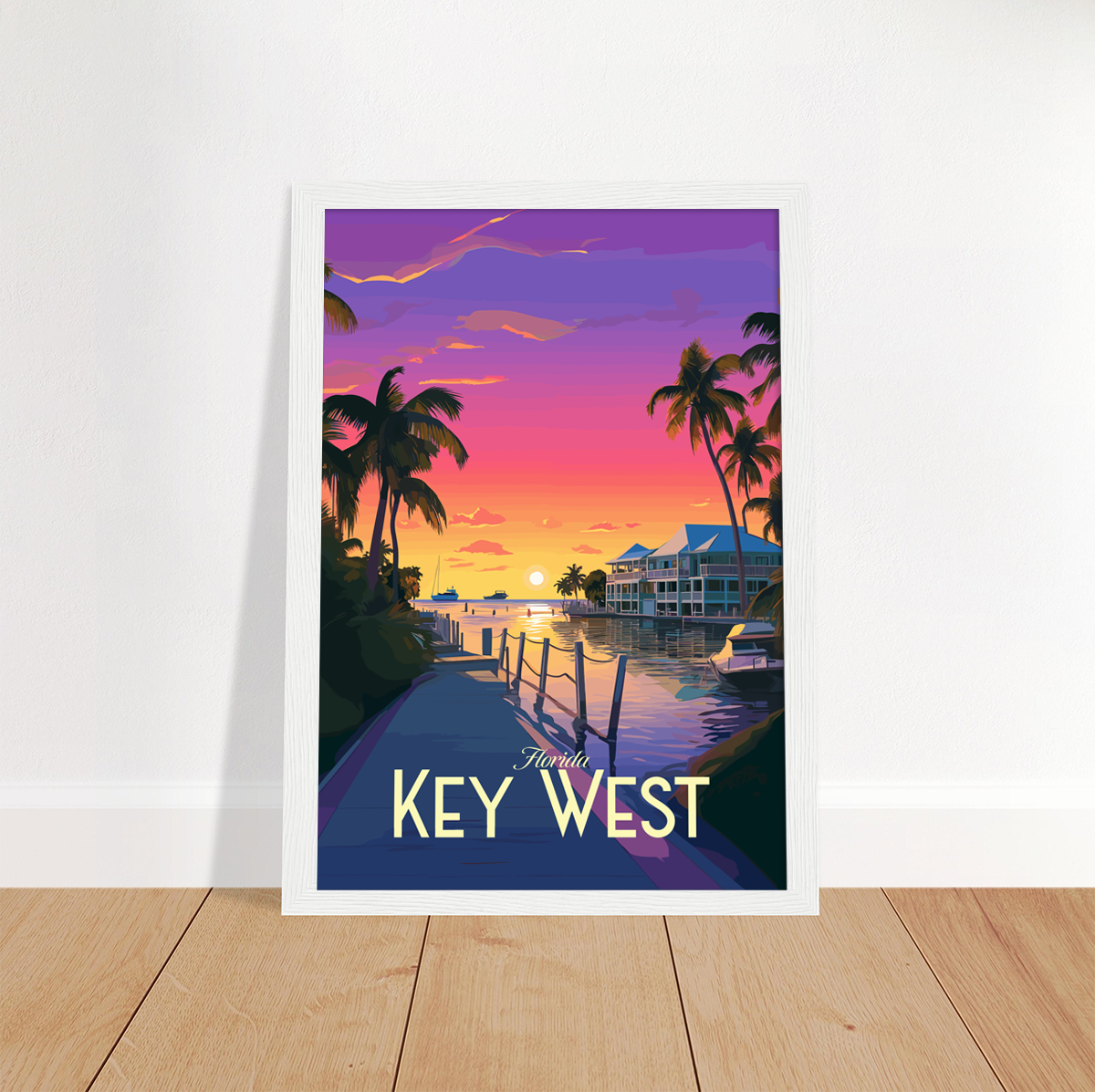 Key West poster by bon voyage design