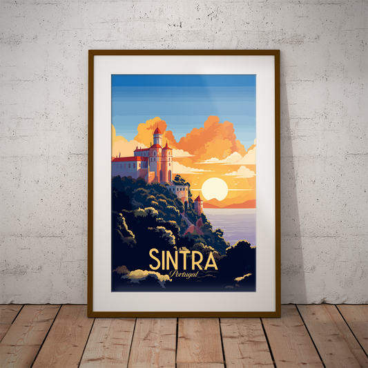 Sintra poster by bon voyage design