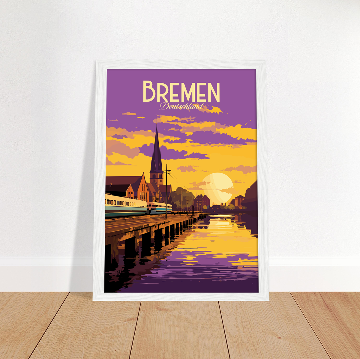 Bremen poster by bon voyage design