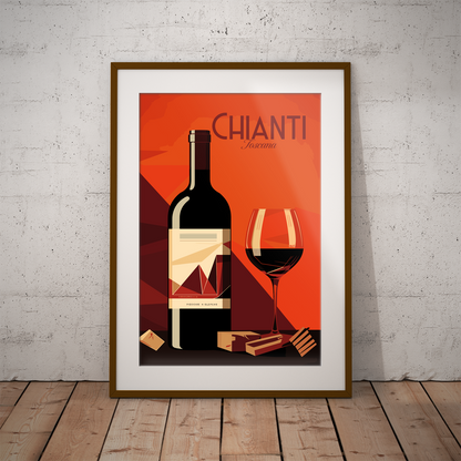 Chianti poster by bon voyage design