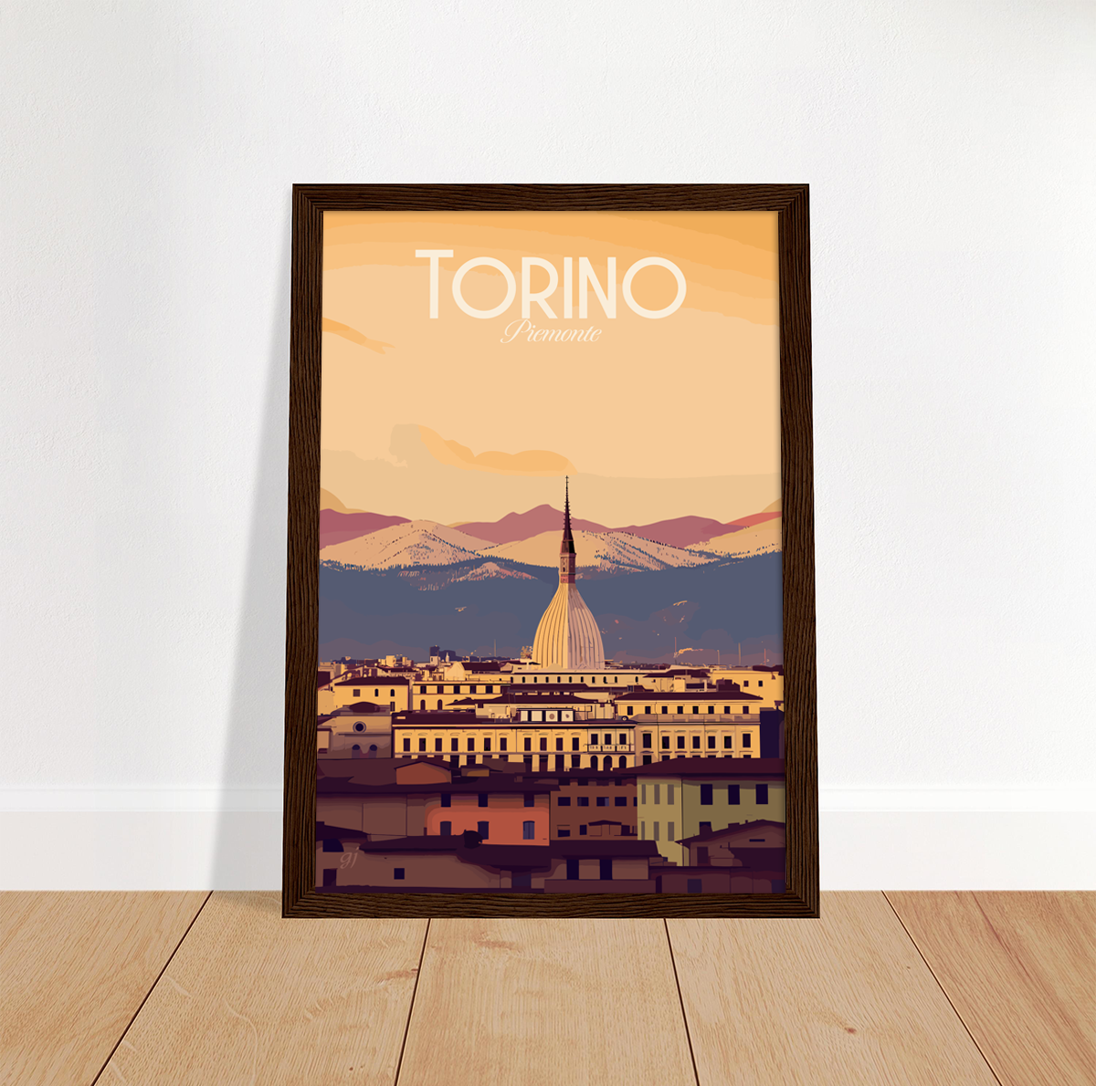Torino poster by bon voyage design