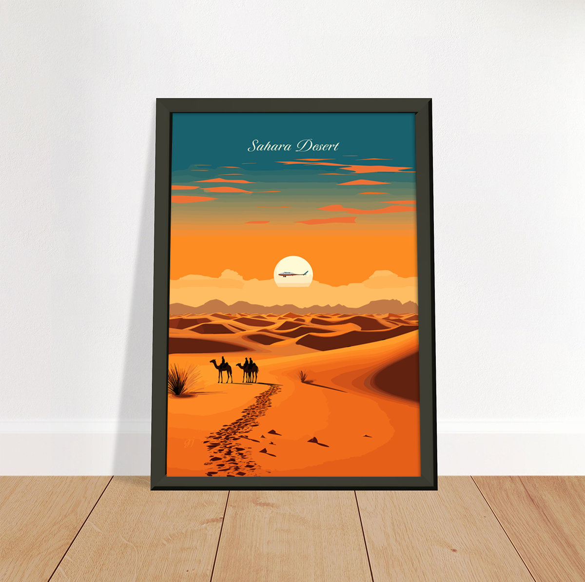Sahara poster by bon voyage design