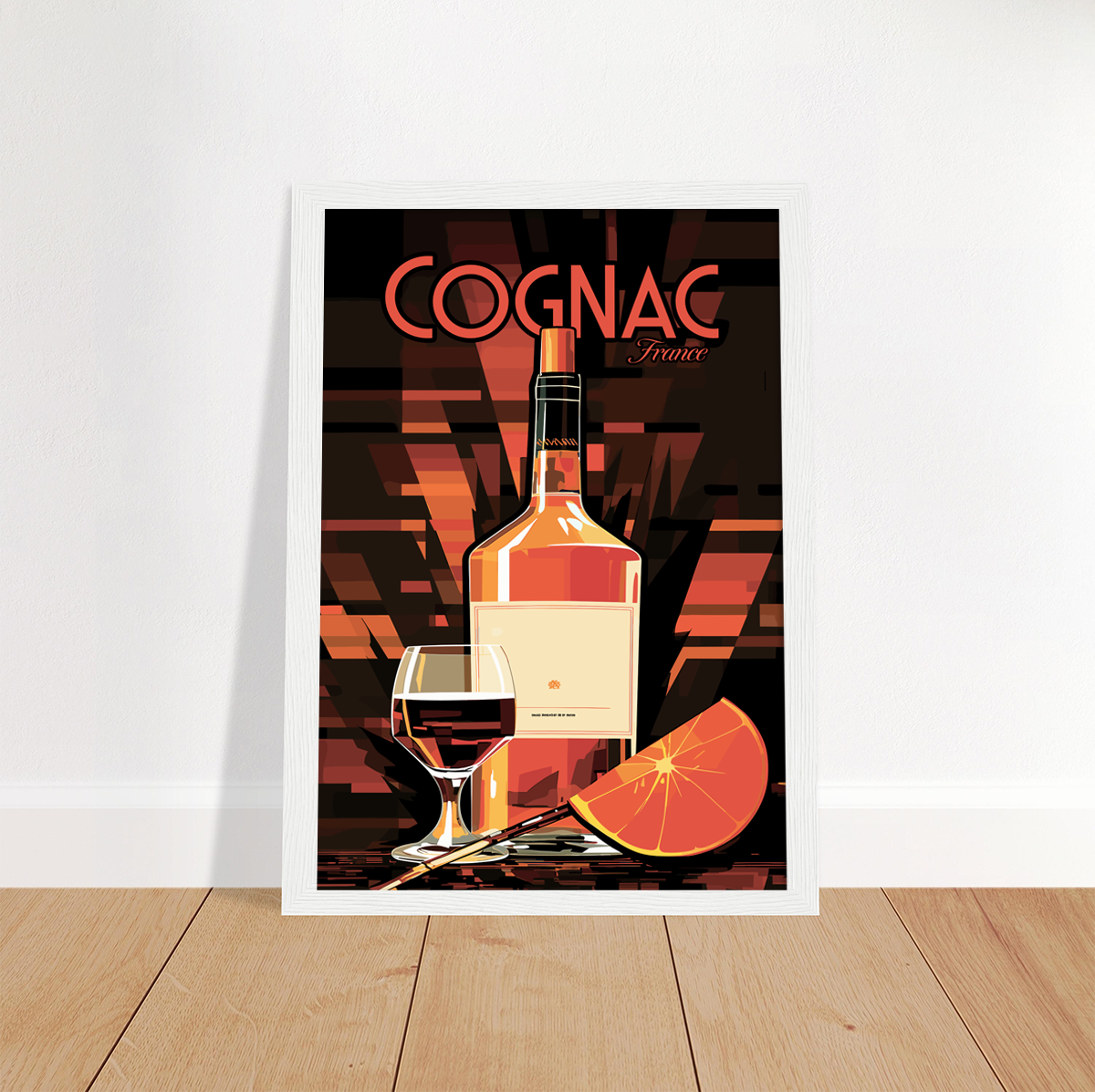Cognac poster by bon voyage design