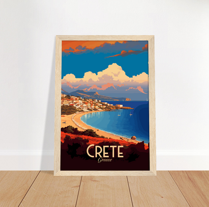 Crete poster by bon voyage design