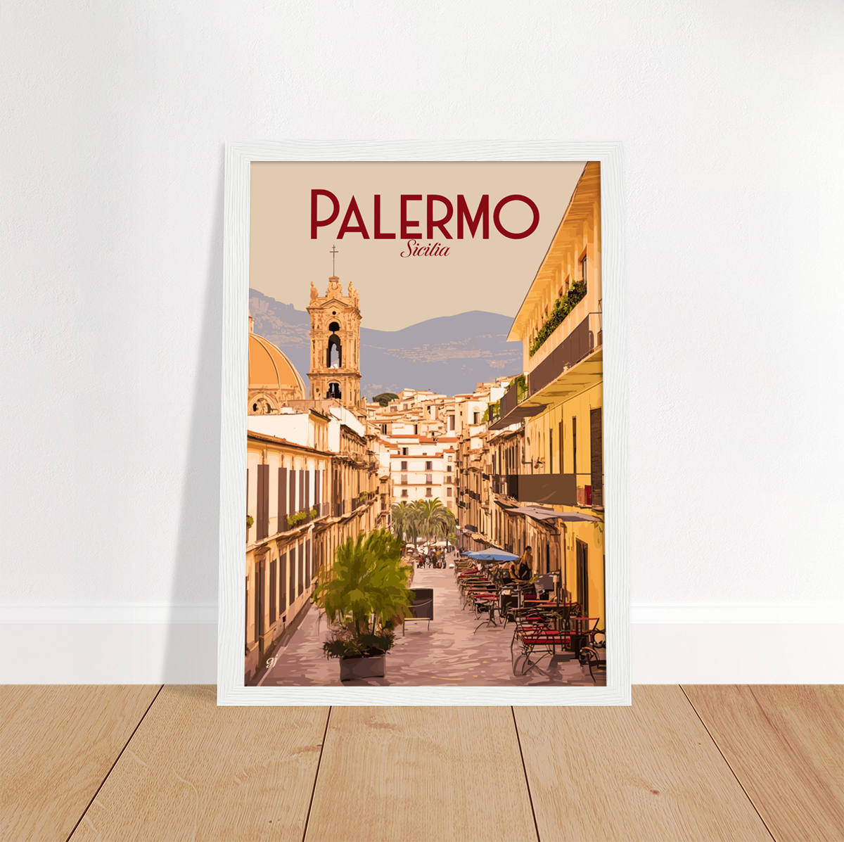 Palermo poster by bon voyage design