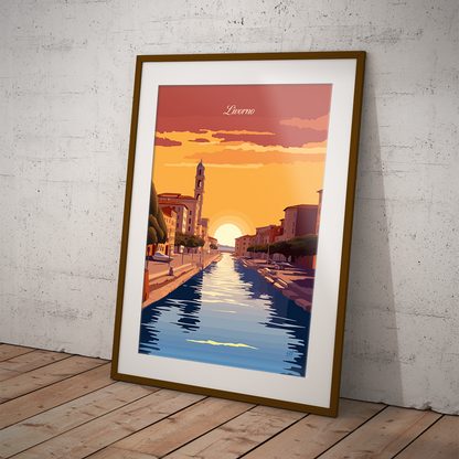 Livorno poster by bon voyage design