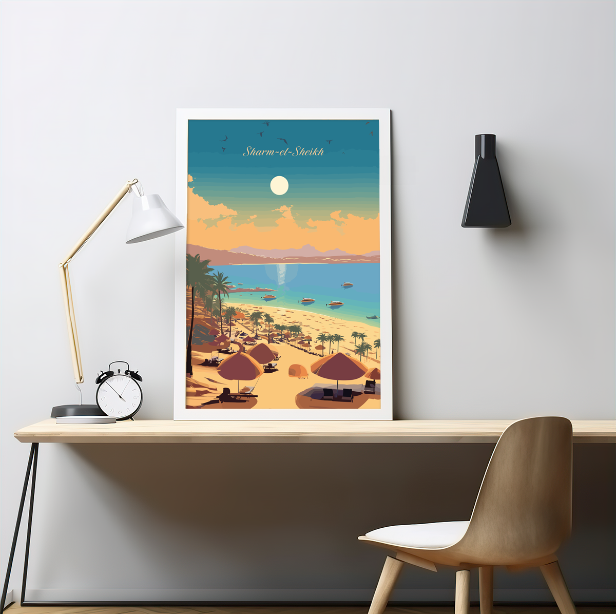 Sharm-el-Sheikh poster by bon voyage design