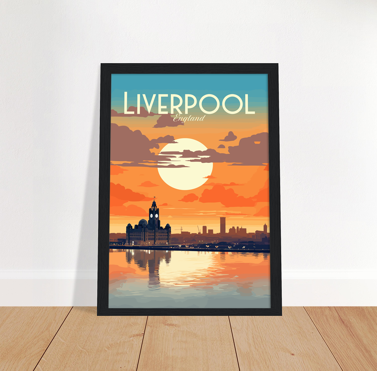Liverpool poster by bon voyage design