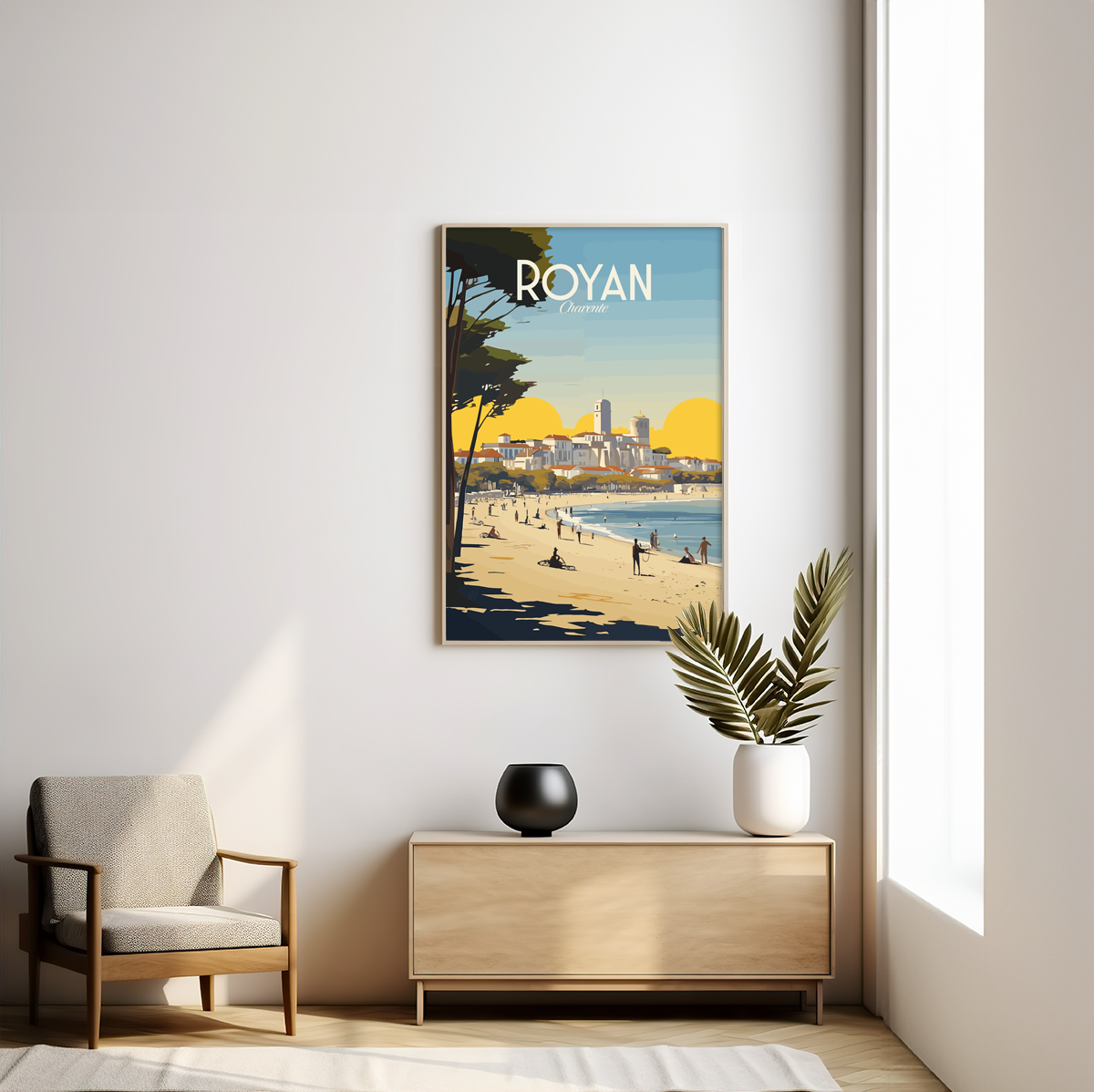 Royan poster by bon voyage design