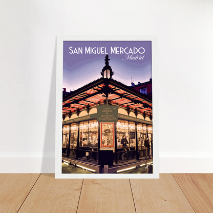 Madrid - San Miguel poster by bon voyage design
