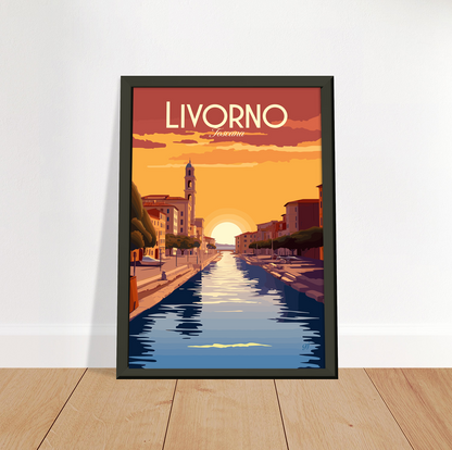Livorno poster by bon voyage design