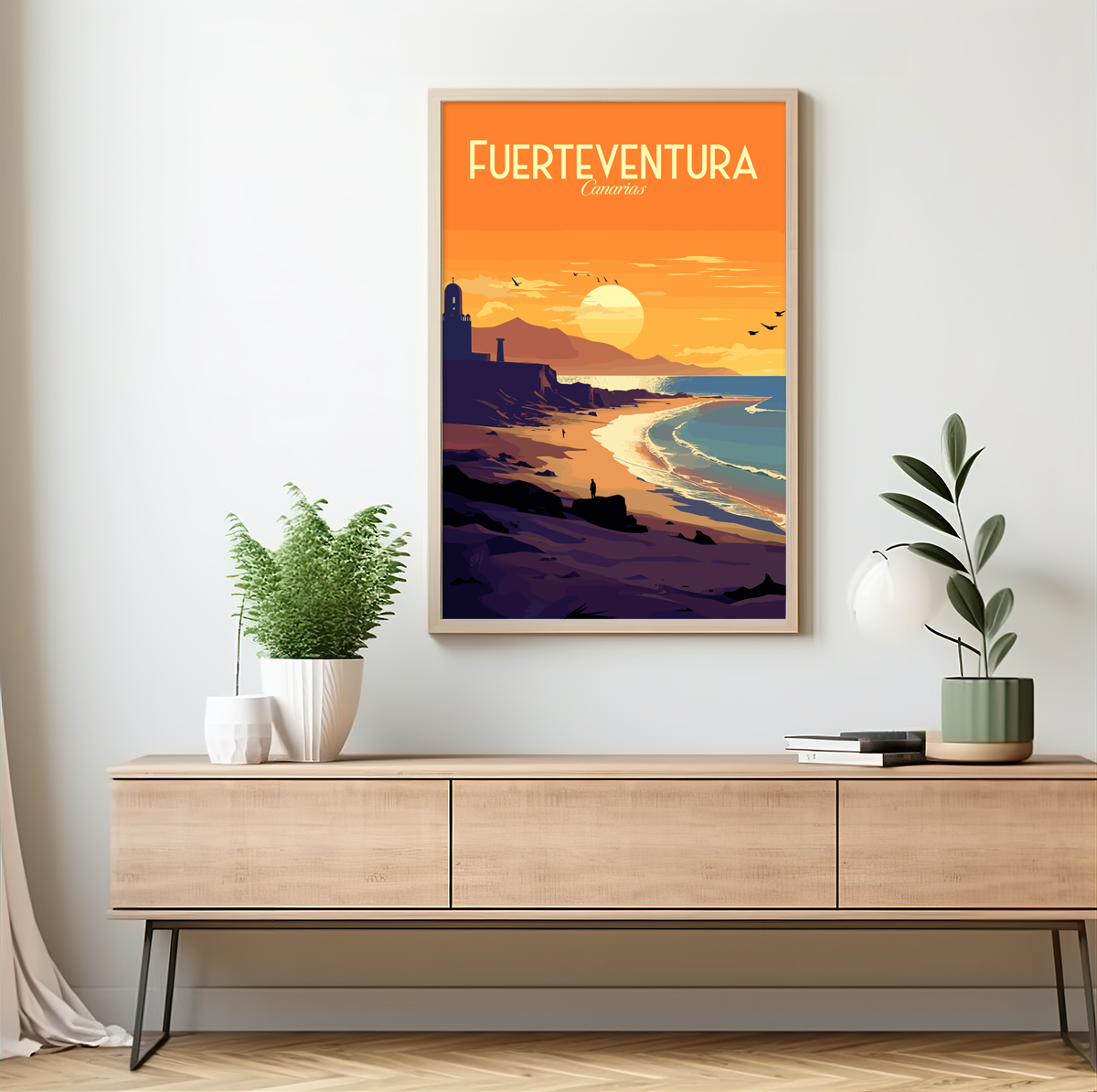 Fuerteventura poster by bon voyage design