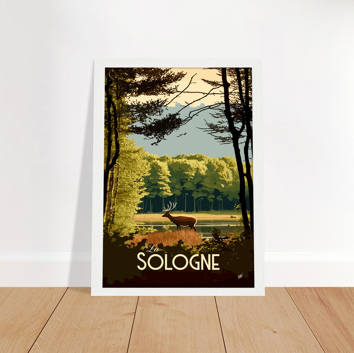 Sologne poster by bon voyage design