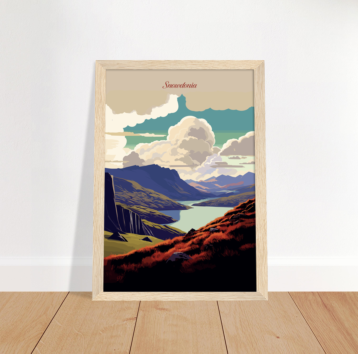 Snowdonia poster by bon voyage design