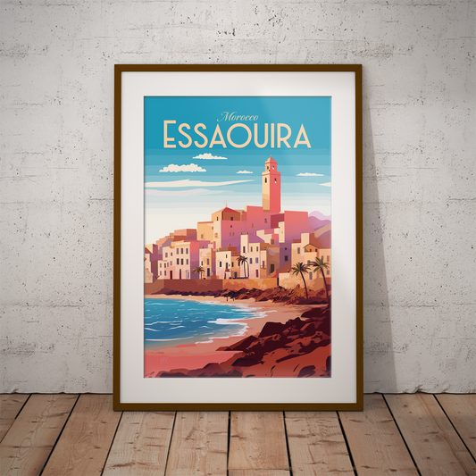 Essaouira poster by bon voyage design