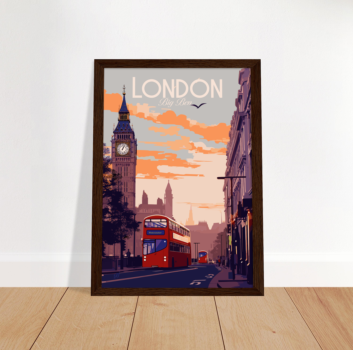London - Big Ben poster by bon voyage design