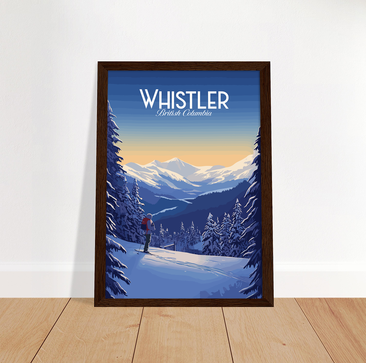 Whistler poster by bon voyage design
