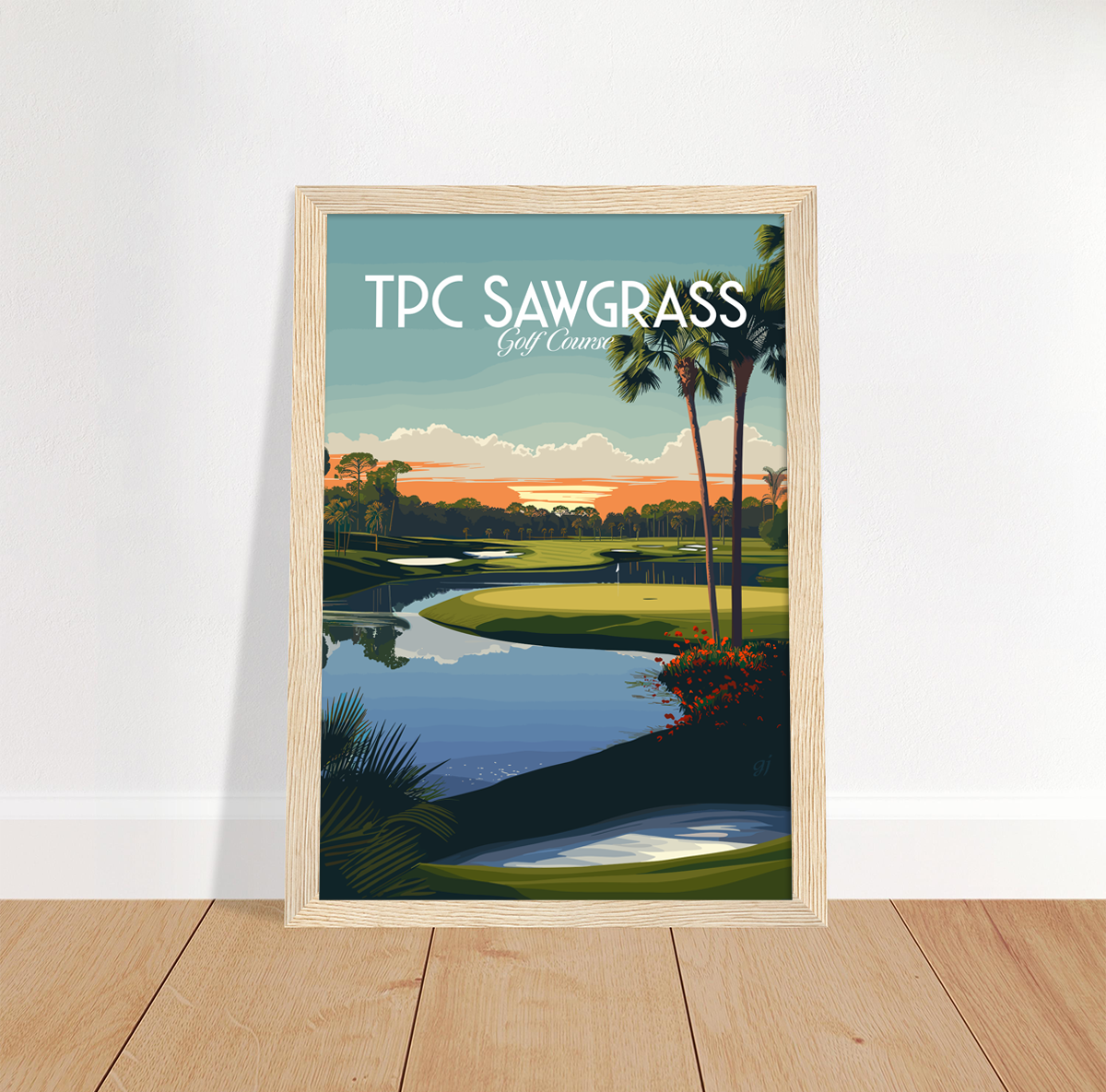 TPC Sawgrass poster by bon voyage design