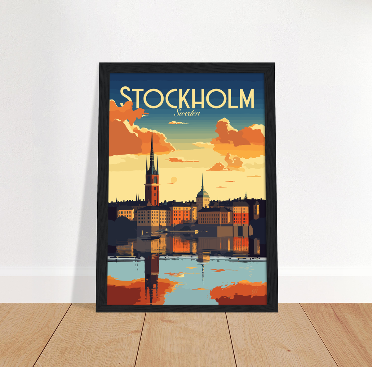 Stockholm poster by bon voyage design