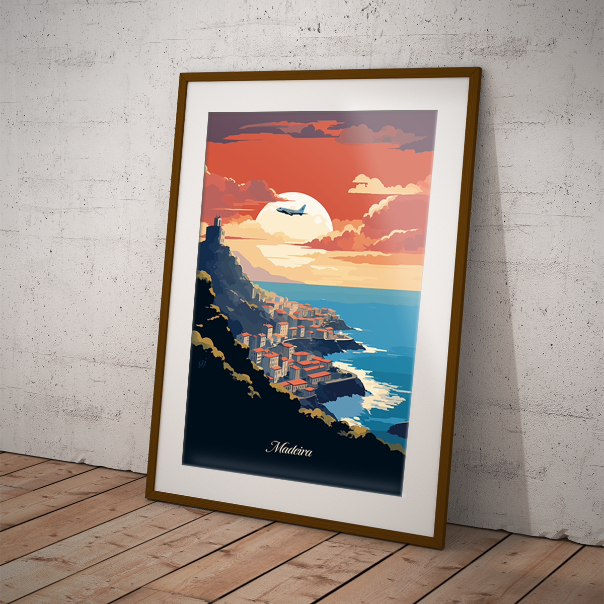 Madeira poster by bon voyage design