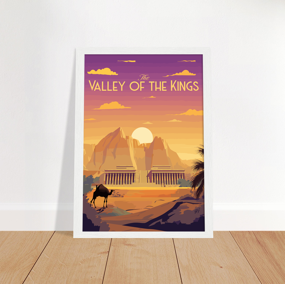 Valley of the Kings poster by bon voyage design
