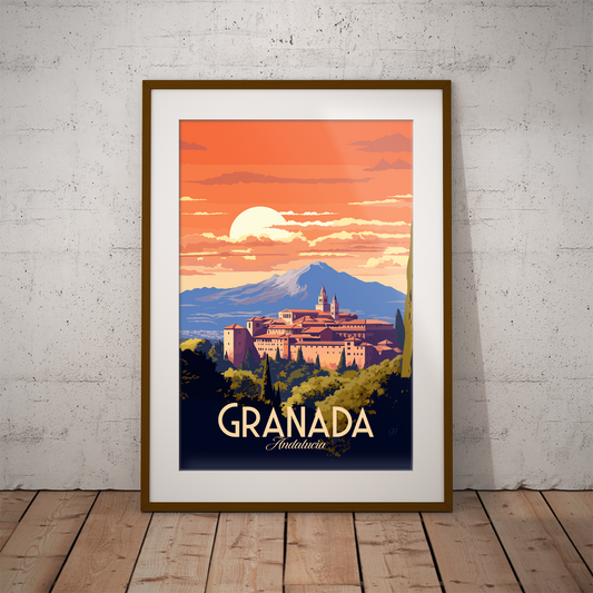 Granada poster by bon voyage design