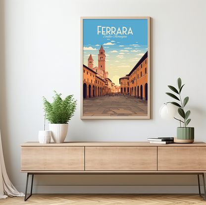 Ferrara poster by bon voyage design