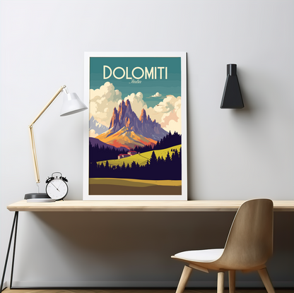 Dolomiti poster by bon voyage design
