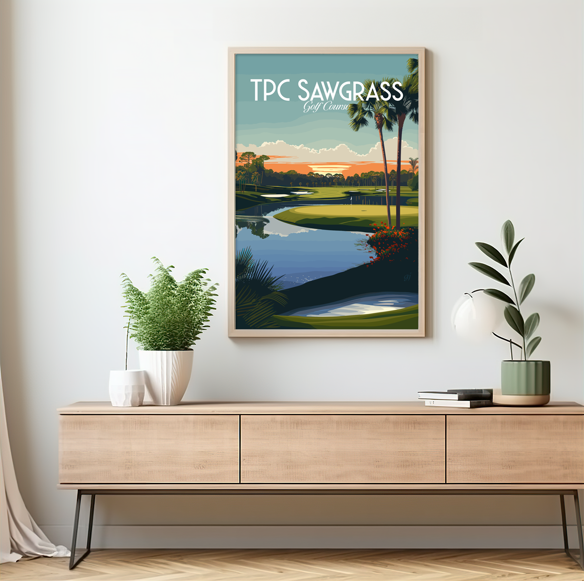 TPC Sawgrass poster by bon voyage design