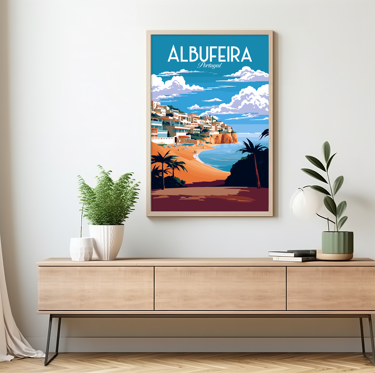 Albufeira poster by bon voyage design