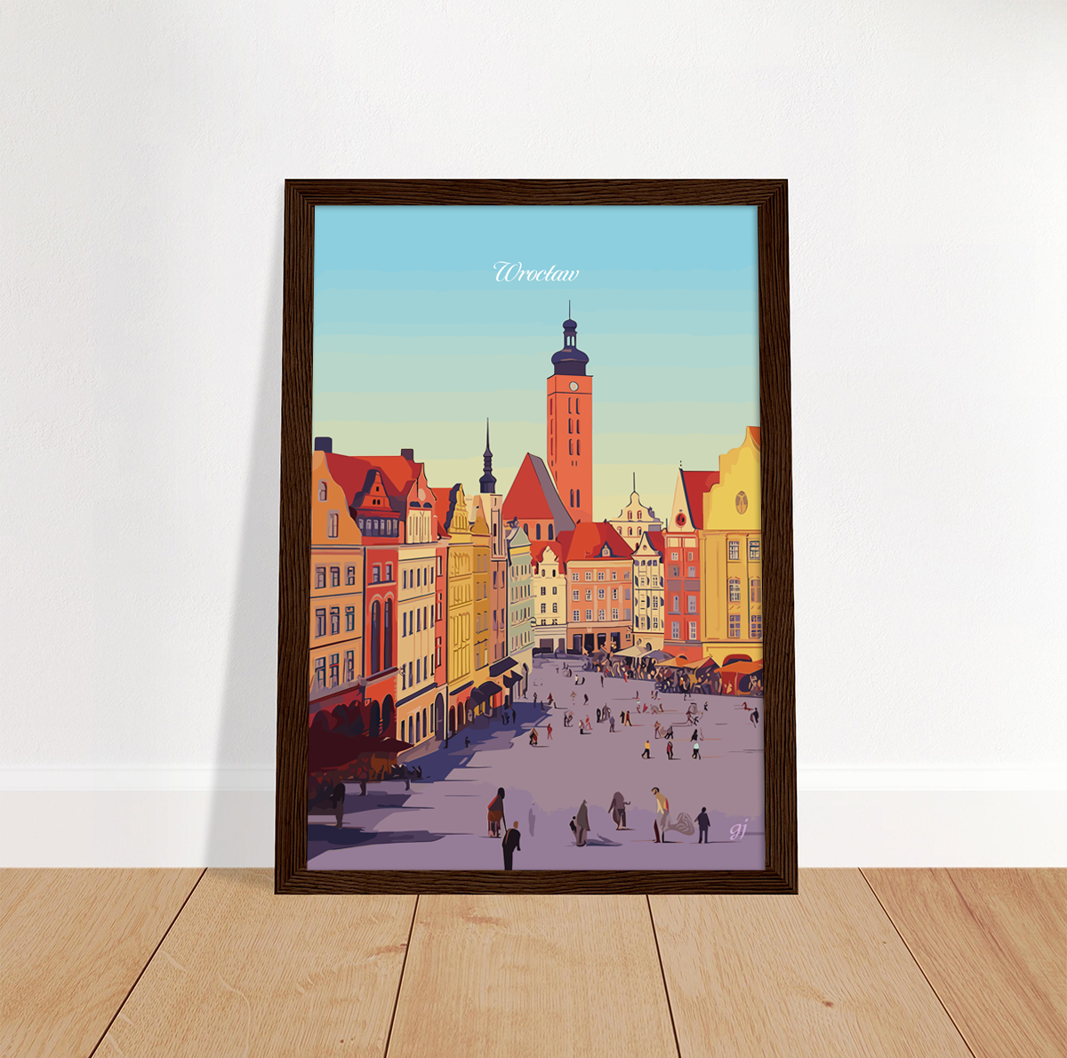 Wroclaw poster by bon voyage design