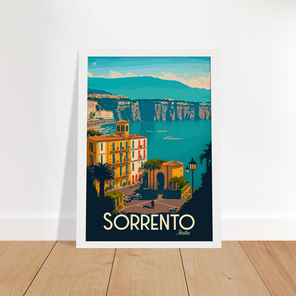 Sorrento poster by bon voyage design