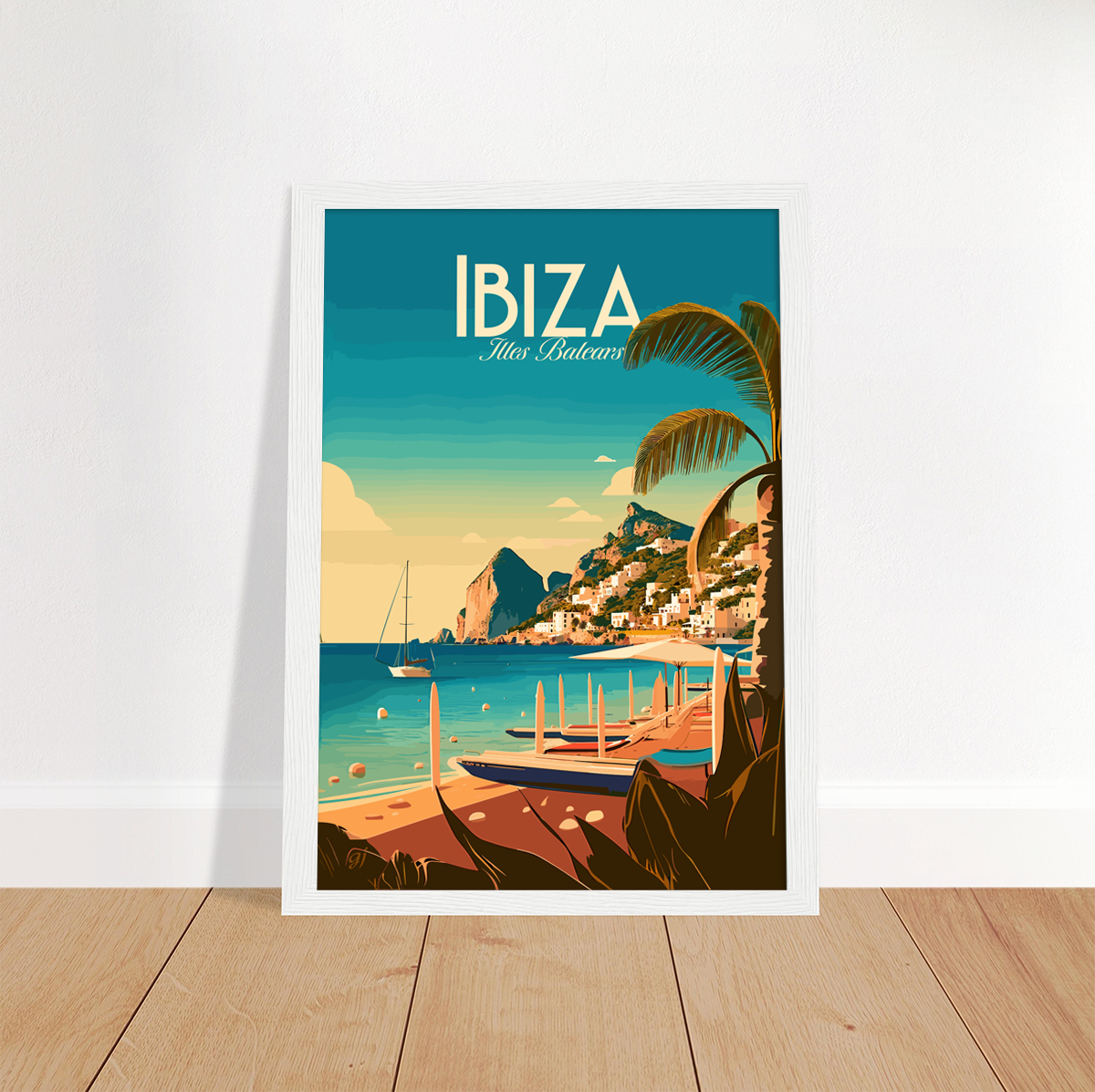 Ibiza poster by bon voyage design