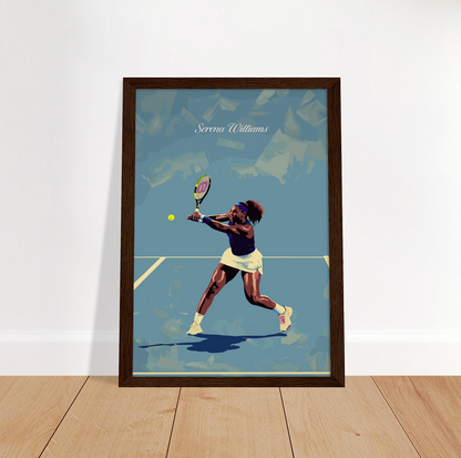 Serena Williams poster by bon voyage design