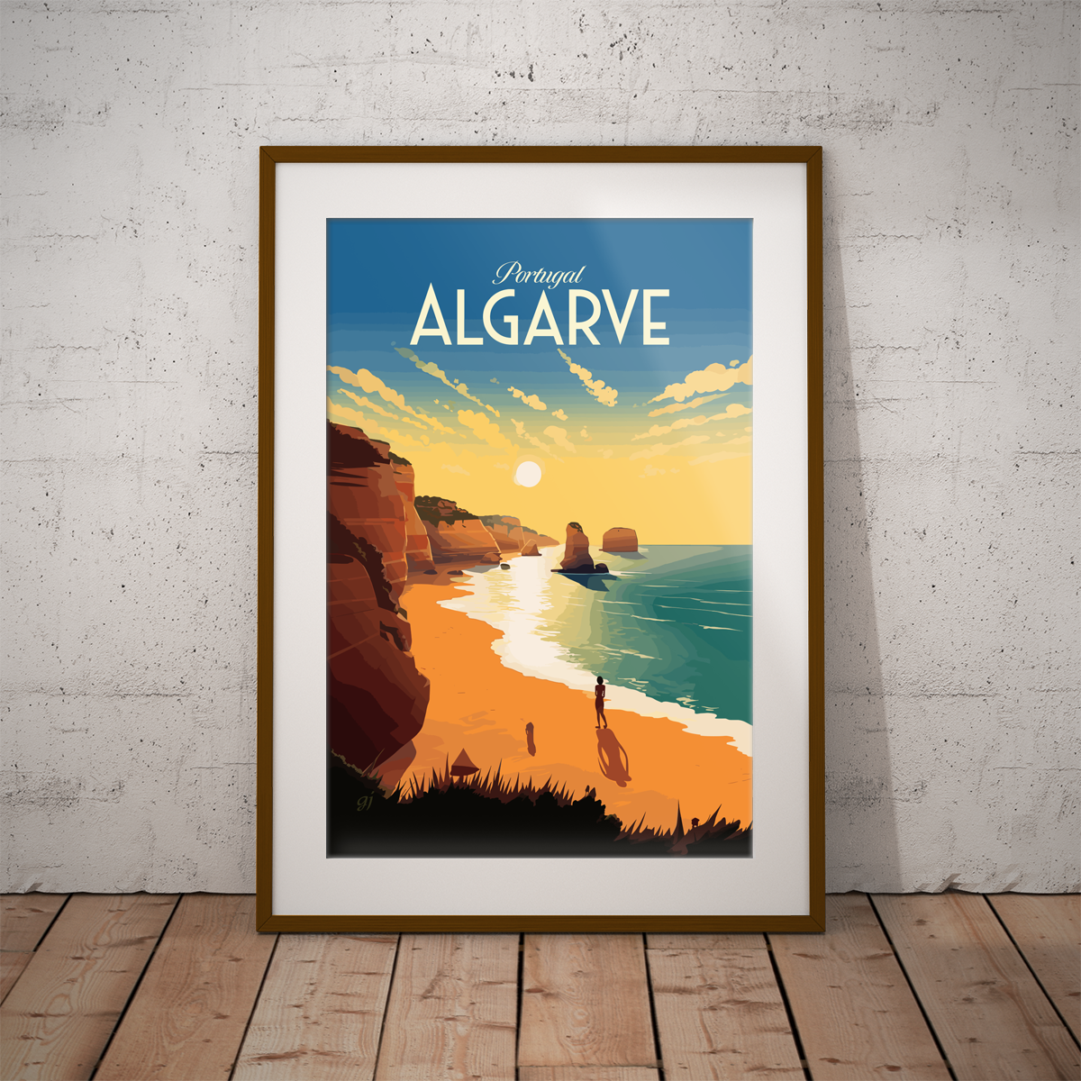 Algarve poster by bon voyage design