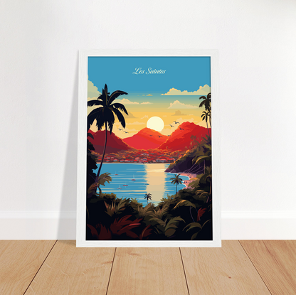Guadeloupe - Les Saintes poster by bon voyage design