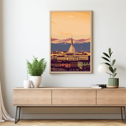 Torino poster by bon voyage design