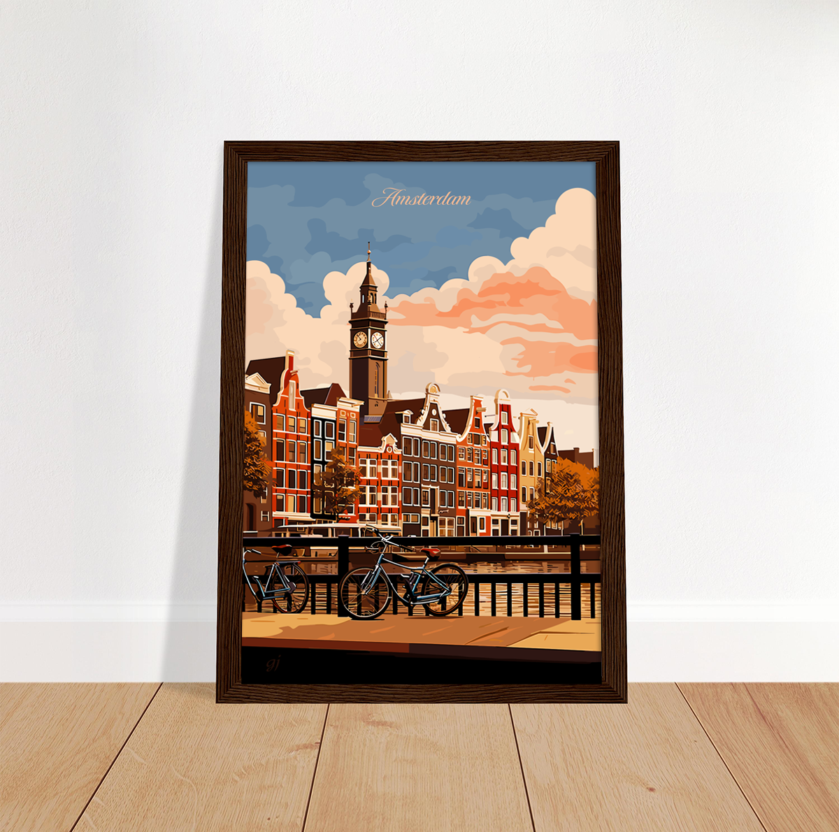 Amsterdam poster by bon voyage design