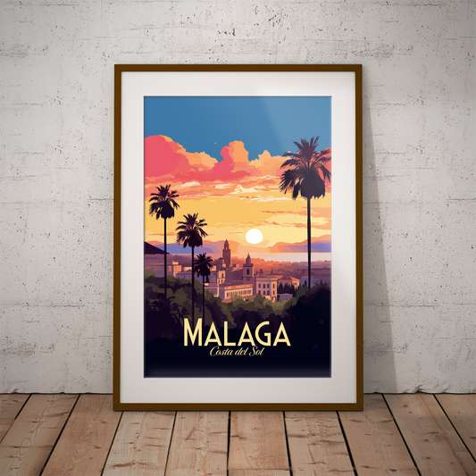 Malaga | Travel Poster