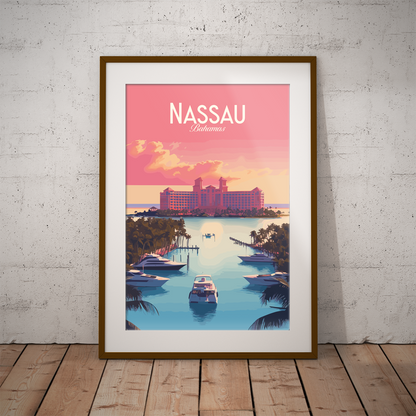 Nassau poster by bon voyage design