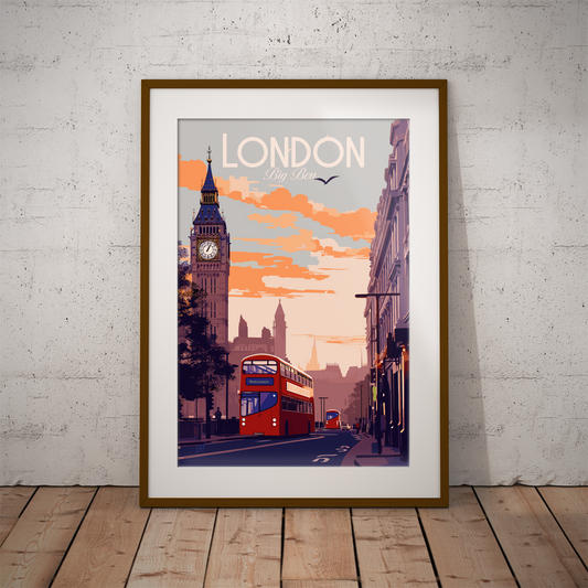 London - Big Ben | Travel Poster