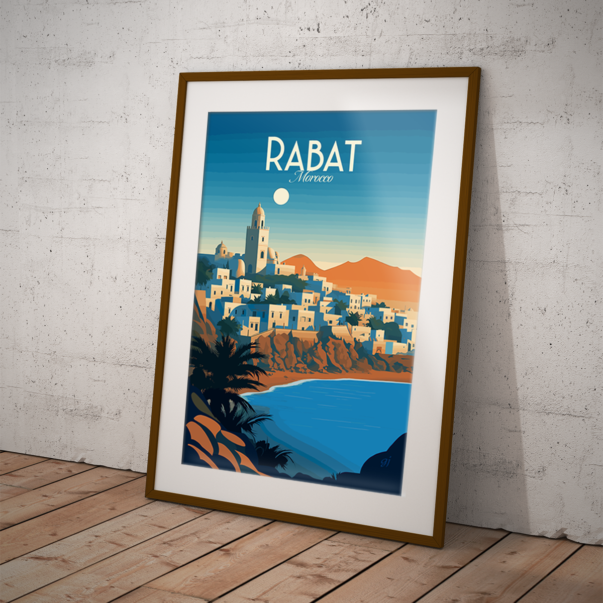 Rabat poster by bon voyage design