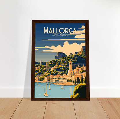 Mallorca poster by bon voyage design